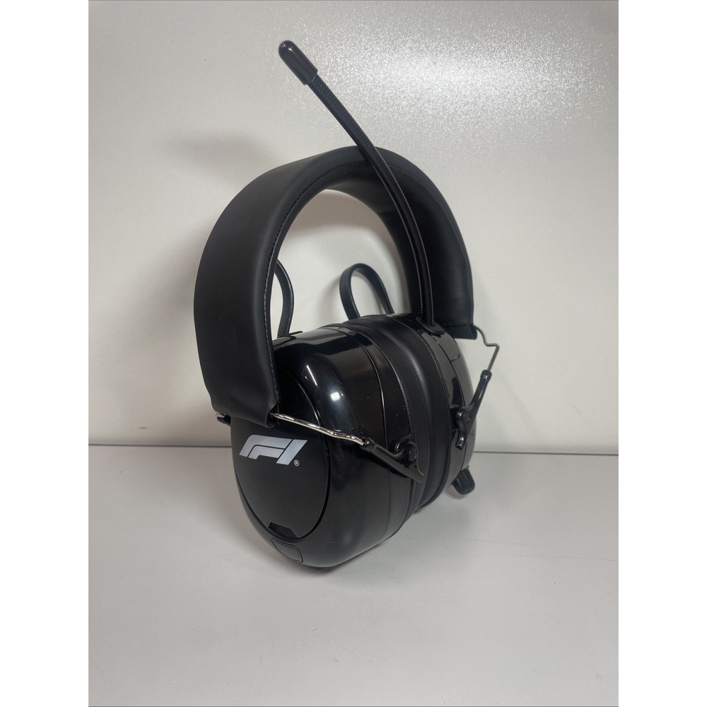 Official Formula 1 Radio Ear Defenders Bluetooth - Safety Ear Muffs With Radio R